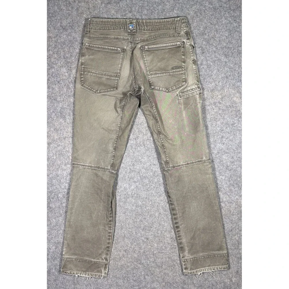 Kuhl Free Rydr Pants Mens 32x32.5 Gray Patina Dyed Hiking Work Outdoors READ